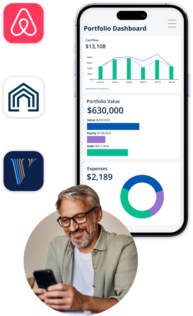 Short term rental accounting for multiple properties